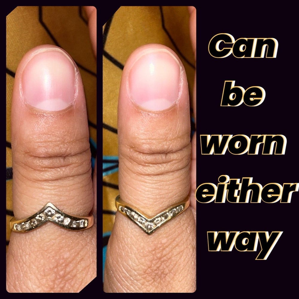 Chevron Thumb Ring